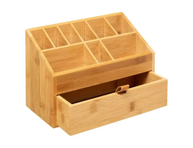 Κουτί Οργάνωσης Make up 5five από Ξύλο Bamboo, 25.5x12.5x18.5cm - Απόχρωση Ξύλου 4420909990 2