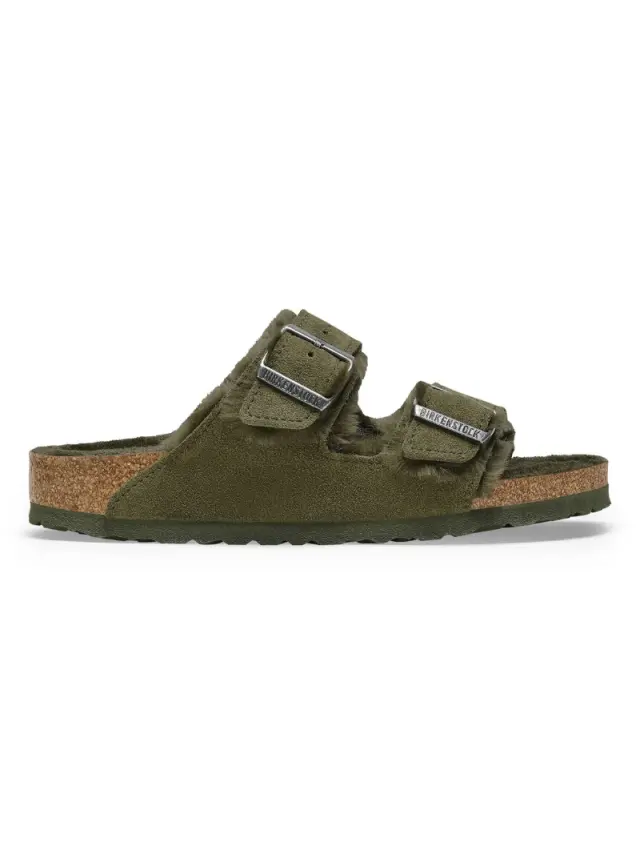 Birkenstock Πέδιλα Γυναικείο δέρμα suede Πράσινο BIR/ARIZONA SHEEP 1025687 THYME - 38 3