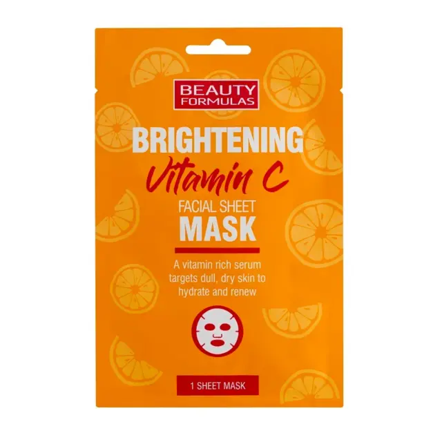 Beauty Formulas Vitamin C Facial Sheet Mask