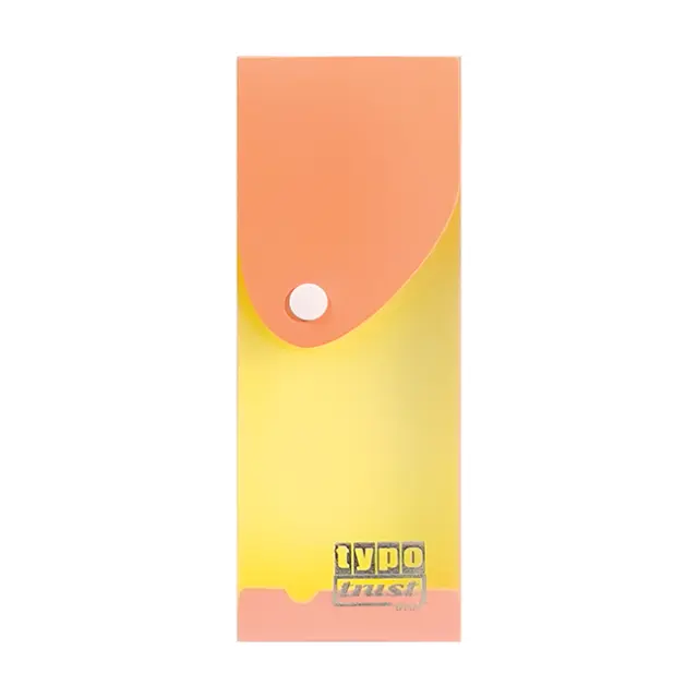 Typotrust Κασετίνα Συρταρωτή PP Κίτρινο/Πορτοκαλί (PB001D-06)