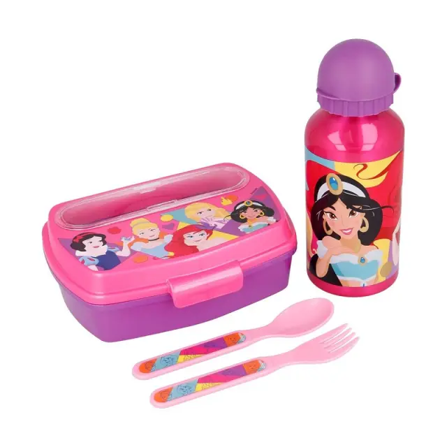 Stor: Disney Princess: Bright & Bold - 4 Pcs Urban Back to School Set In Gift Box