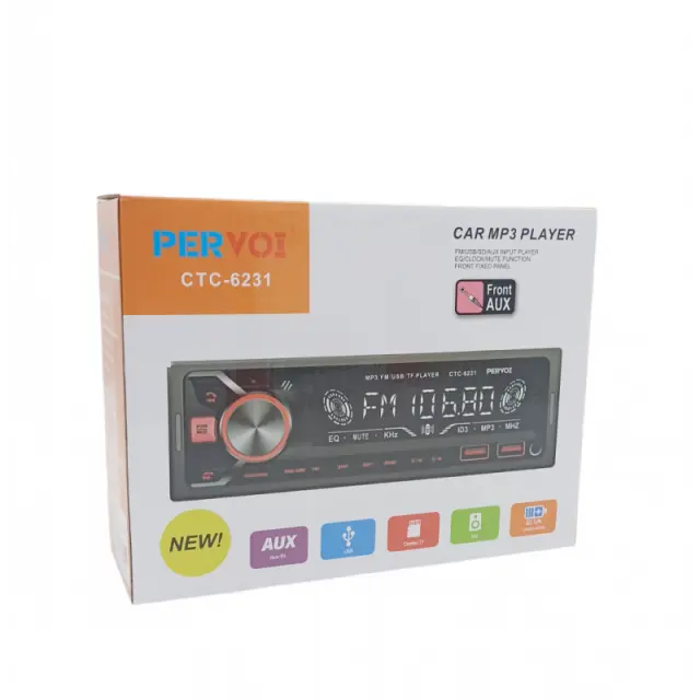 PERVOI ΗΧΟΣΥΣΤΗΜΑ ΑΥΤΟΚΙΝΗΤΟΥ UNIVERSAL 1DIN CTC-6231