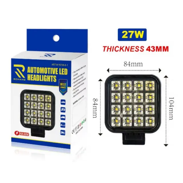 RCHANG LED ΠΡΟΒΟΛΕΑΣ ΕΡΓΑΣΙΑΣ 27W W16729-8-1