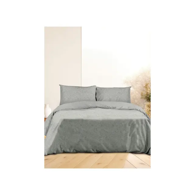Σετ Σεντόνια Φανελένια Sunshine Home 2040 Grey Υπέρδιπλα 230x250