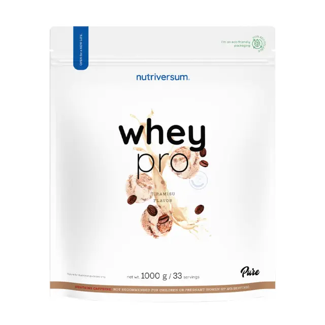 Nutriversum Whey PRO - PURE Tiramisu, 1000 g