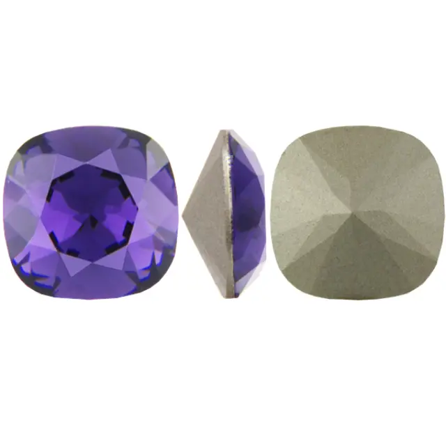 Swarovski 4470 Cushion Square Tanzanite 10mm - 1τεμ