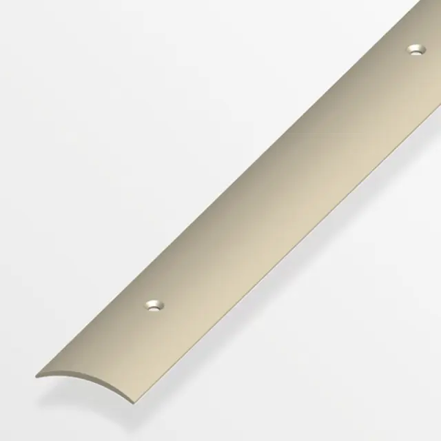 Προφίλ Ένωσης Δαπέδων Βιδωτό Καφέ/Μπεζ PVC 30x5mm 1m 2