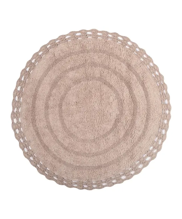 Πατάκι στρογγυλό ( 70cm ) linen - -