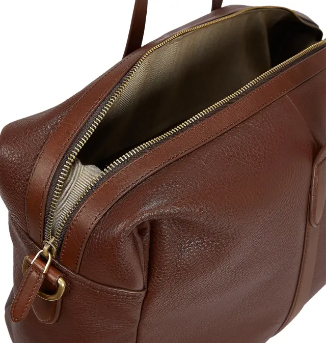 Τσάντα TOMMY HILFIGER 8088 Casual Leather Duffle Καφέ 3