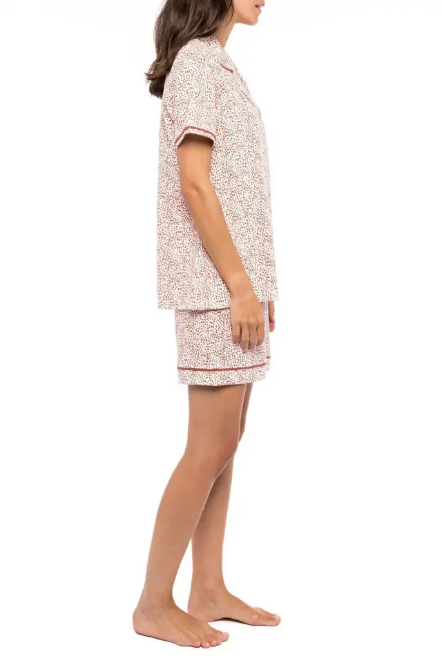 S1163 - Type - PYJAMAS SHORTS RED BERRY - S 3