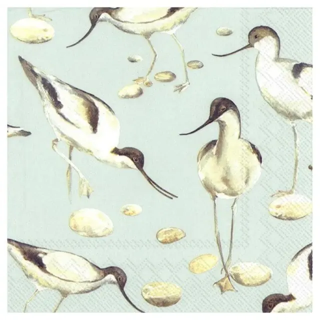 Χαρτοπετσέτα για Decoupage, Avocet light blue, 1τεμ.