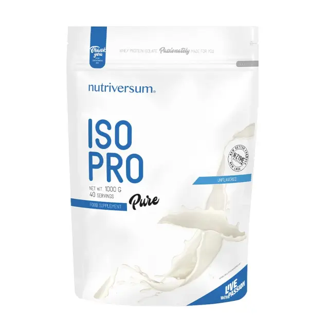 Nutriversum ISO PRO - PURE Unflavored, 1000 g