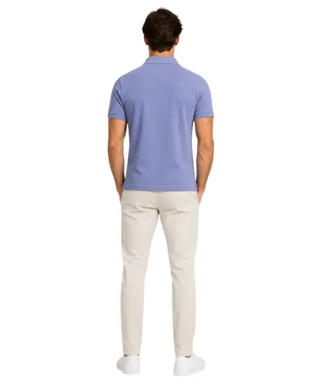 Norway Nautical School - Ανδρικό Polo Κοντομάνικο 838861-DENIM Μπλε 2