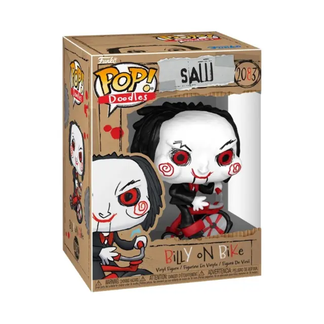 Φιγούρα Funko Pop! Movies: Saw - Billy on Bike (Doodles) #2082 Vinyl Figure 2