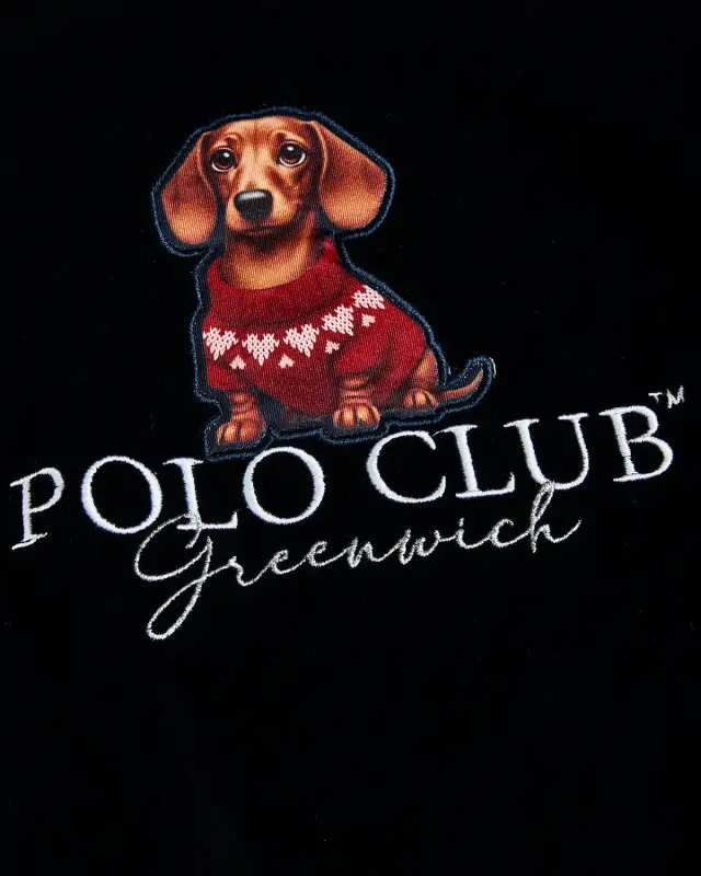 Σετ βελουτέ Greenwich Polo Club με κέντημα 3