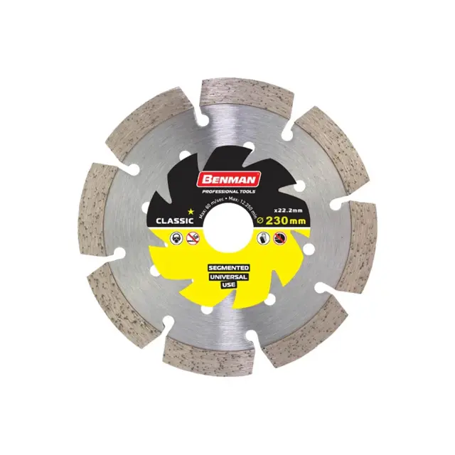 Benman 74247 - Διαμαντόδισκος Universal 230x22,2mm 1τμχ