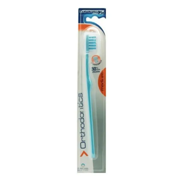 Elgydium Clinic Ortho-X Γαλάζια Οδοντόβουρτσα Ειδική για Δόντια με Ορθοδοντικούς Μηχανισμούς, 1τμχ