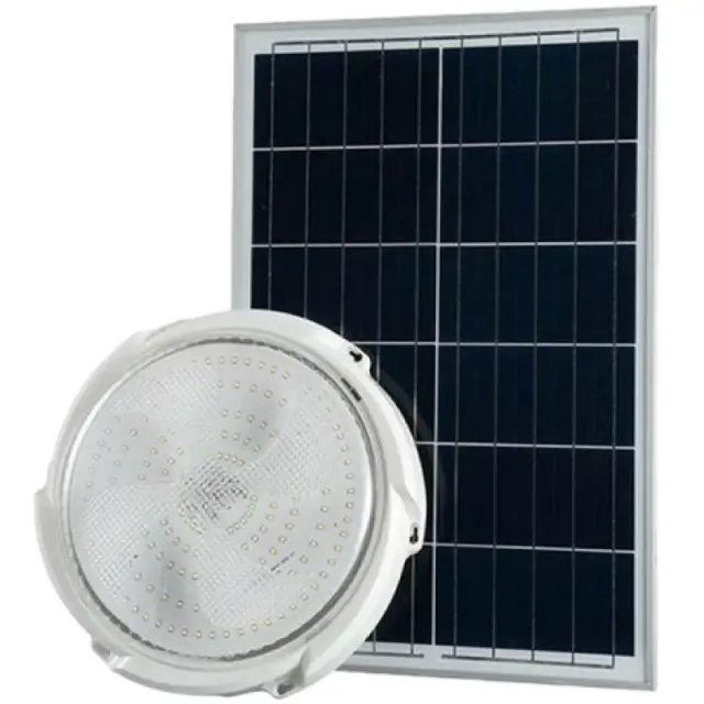 GDSuper Ηλιακό φωτιστικό οροφής LED 180W IP66 με τηλεχειριστήριο GD-16180