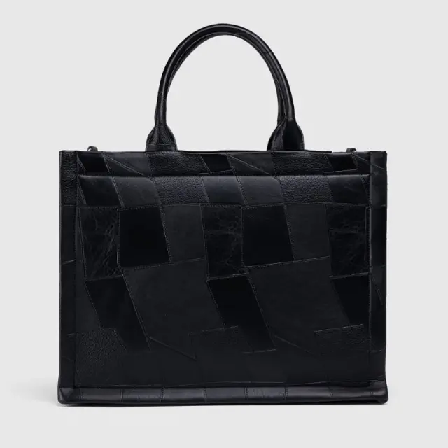 Τσάντα Χειρός Με Croco Patchwork Σχέδιο Replay FW01CJ.000.A7243S.C098 Μαύρο - ONESIZE 2