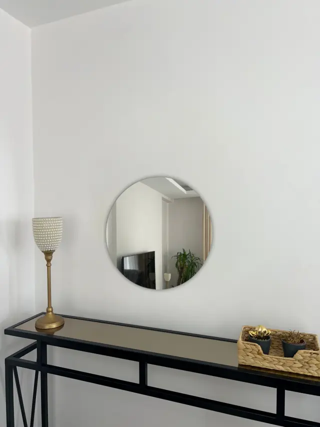 Stewehome ΣΤΡΟΓΓΥΛΌΣ ΚΑΘΡΈΦΤΗΣ ΧΩΡΊΣ ΠΛΑΊΣΙΟ 50x50 cm