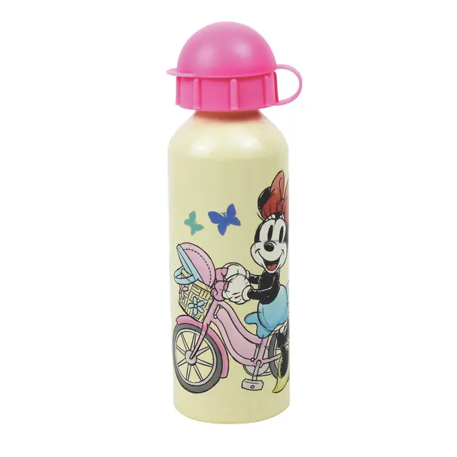 Gim Παγουρίνο Μεταλλικό Στενό Minnie 520ml (553-30232) Κίτρινο
