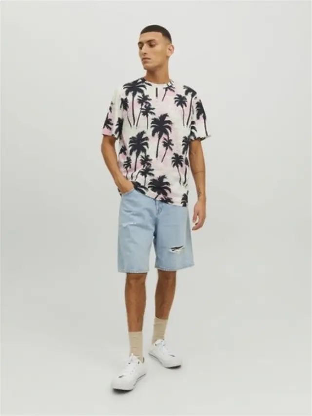 JORTULUM AOP T-shirt με all-over print – Ροζ 3