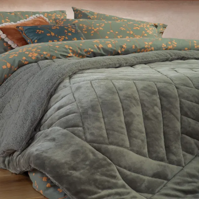 Κουβερτοπάπλωμα Υπέρδιπλο Alice 240x220 Nef Nef Homeware, ΥΦ:100% ΠΟΛ ΓΕΜΙΣΜΑ:100% ΠΟΛ ΠΙΣΩ:ΓΟΥΝΑ - GREEN (041167) 2