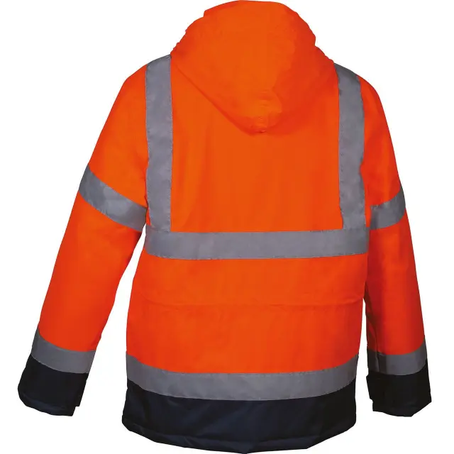 Αδιάβροχο Ανακλαστικό Παρκά Cofra Namsos orange/navy 2
