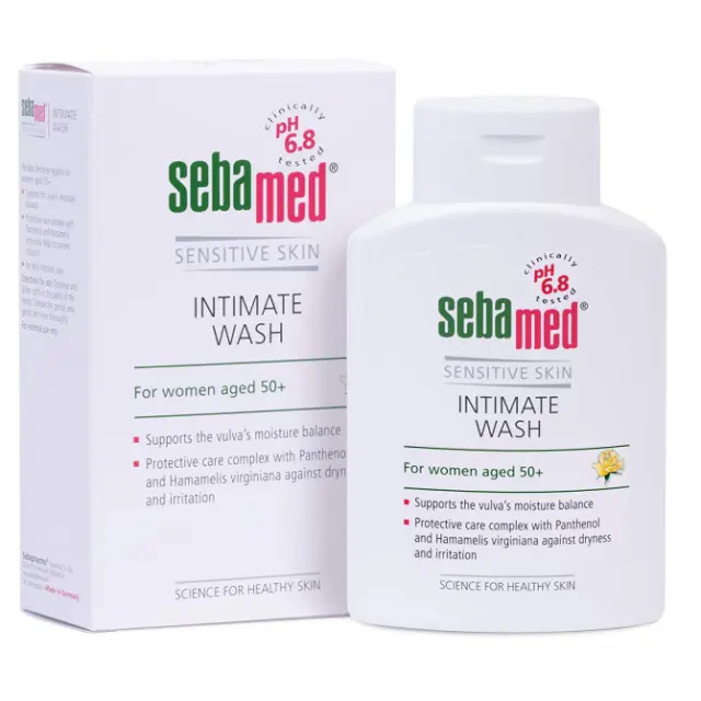 Sebamed Sensitive Skin Intimate Wash pH 6,8 For Women Aged 50+ pH 6.8 Καθαριστικό Ευαίσθητης Περιοχής, 200ml