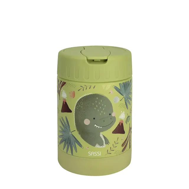 Sassi Ανοξείδωτος Θερμός Φαγητού 350ml Cracky The Dinosaur
