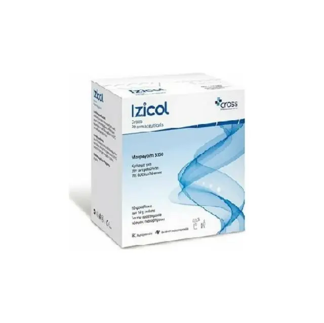 Cross Pharmaceuticals Izicol Βοήθημα με Μακρογόλη 3350 για την Αντιμετώπιση της Δυσκοιλιότητας, 20x12gr