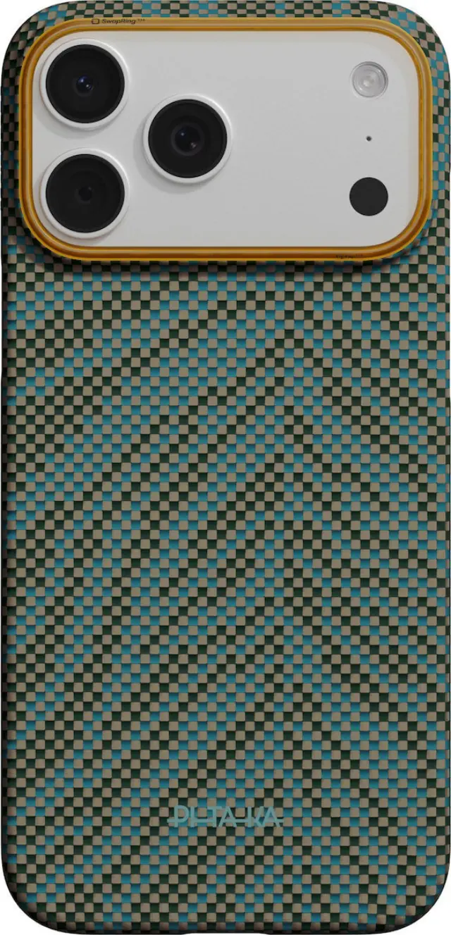 Pitaka Edge Case Breath of Veins, Dive Green - iPhone 17 Pro Max 2