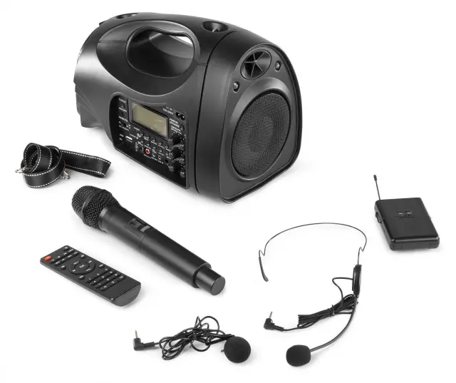 VONYX ST016 ΦΟΡΗΤΟ ΣΥΣΤΗΜΑ PA ΜΕ ΑΣΥΡΜΑΤΟ ΜΙΚΡΟΦΩΝΟ UHF 2