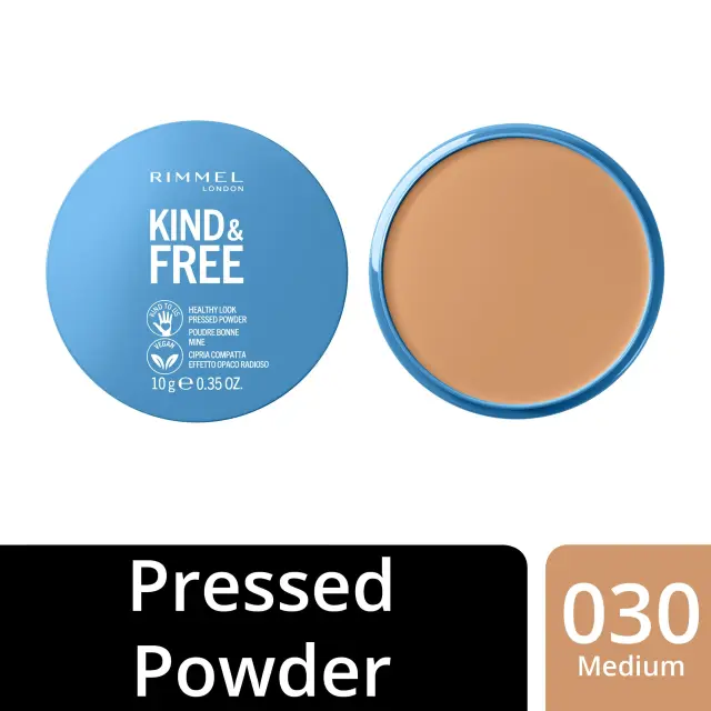 Rimmel - Kind &Free Pressed Powder - 30 Medium - Beauty
