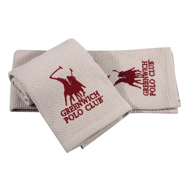 Πετσέτες Κουζίνας Σετ 2 Τεμ 40Χ60 Essential Greenwich Polo Club 2803 Taupe 100% βαμβακερό 2