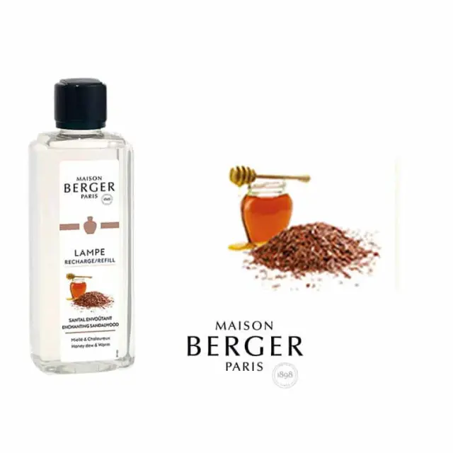 Maison Berger Paris Lampe Berger Refill Υγρό Αναπλήρωσης Καταλυτικής Λάμπας Santal Envoutan 500ml 3