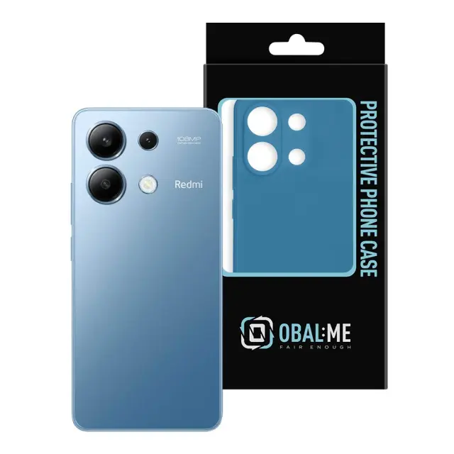 OBAL:ME Matte TPU Cover for Xiaomi Redmi Note 13 4G Dark Blue 3