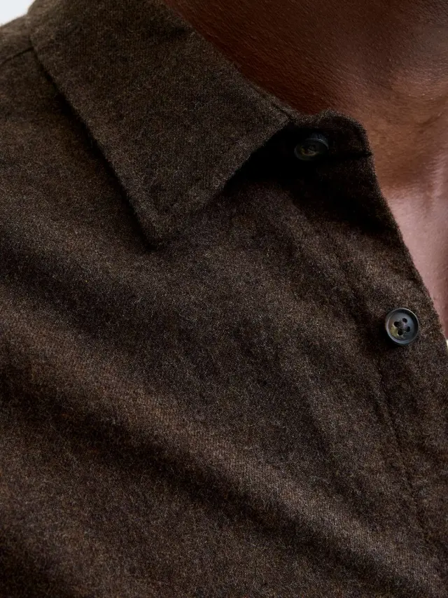JJECLASSIC MELANGE SHIRT L/S NOOS Delicioso 3