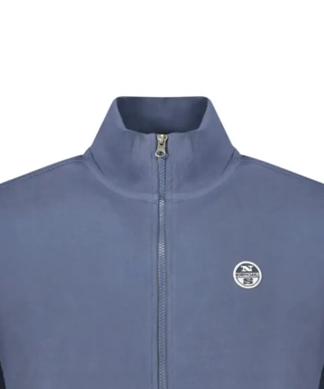 North Sails - Ανδρική Ζακέτα Φούτερ 993037-000-0772 Μπλε Του Ουρανού - S 3