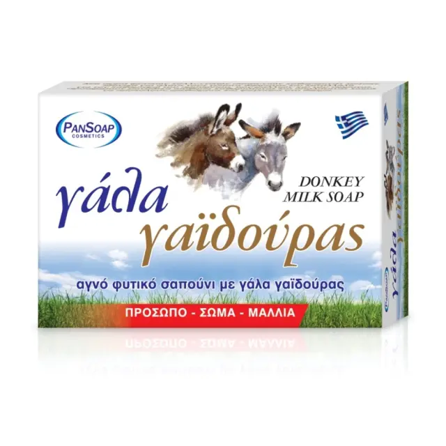 PanSoap φυτικό σαπούνι με Γάλα Γαϊδούρας 120gr.