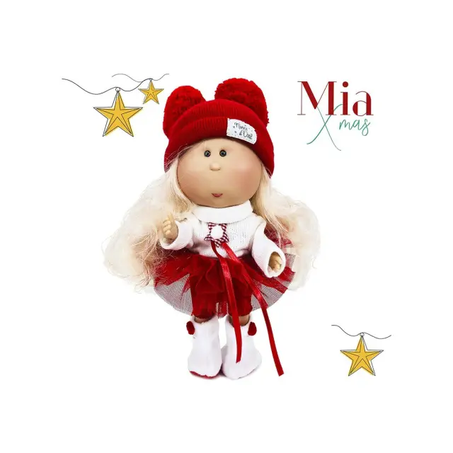 Κούκλα Mia Christmas Collection Ξανθιά Nines D'Onil Σε Θήκη NDO-3482