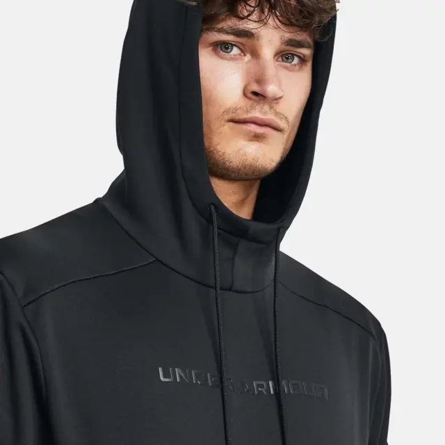 Under Armour Fleece Hoodie (1379744-001) - Μαύρο - XL 3