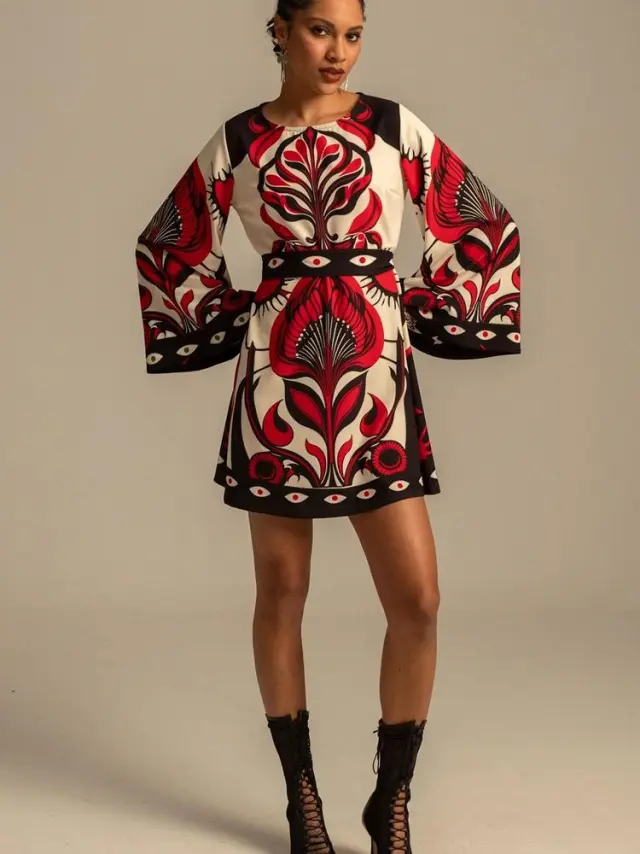 Lilium short dress PEACE & CHAOS