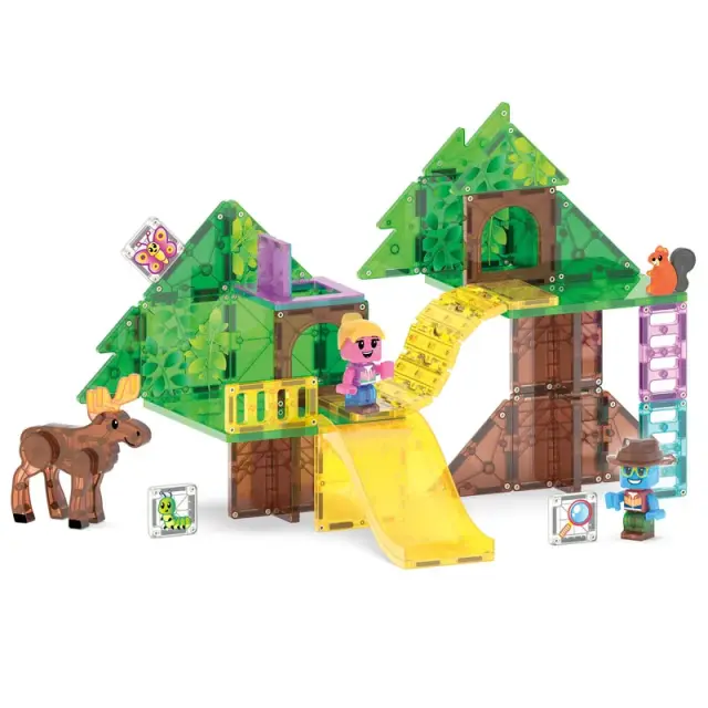 Magna-Tiles Μαγνητικά Πλακίδια Tree Top Adventure 42 Κομμάτια (3+ ετών) 262042TT 3