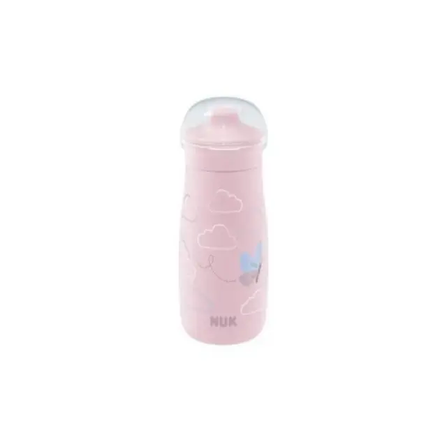 Nuk Drinking Bottle Mini-Me Sip Παγουράκι με Ρύγχος 9m+ (10.225.323) Ροζ, 300ml