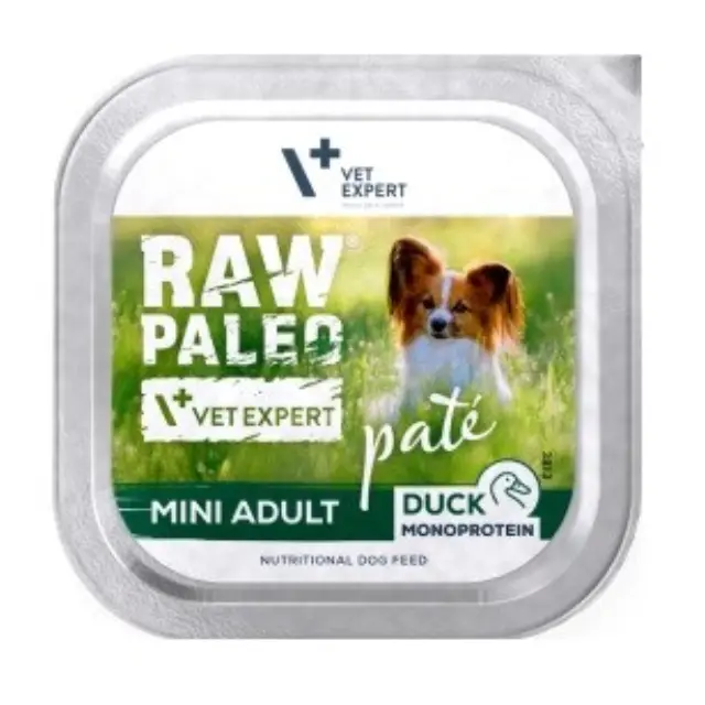 RAW PALEO P&acirc;te Mini Adult Duck - wet dog food - 150g