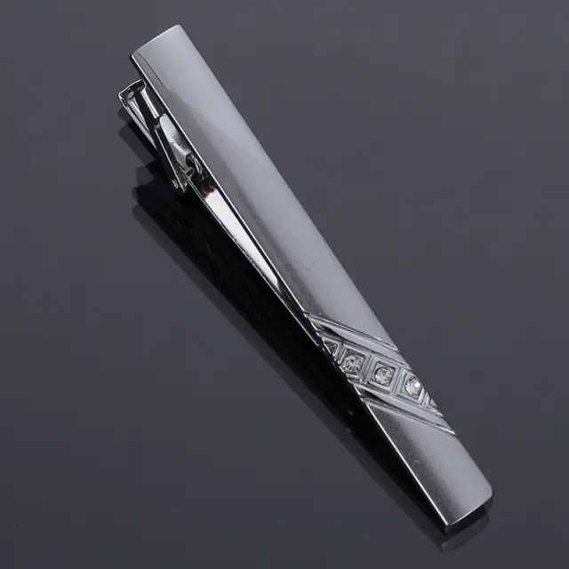 Ασημί Κλιπ Γραβάτας 6 cm – LGTC-T13/12 2
