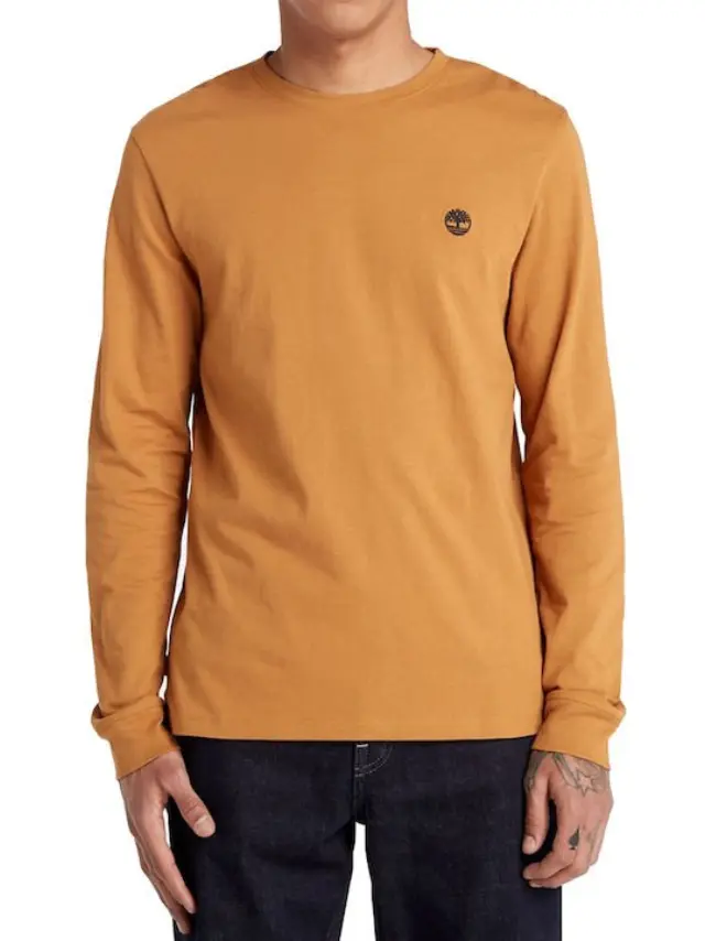 TIMBERLAND LS DNSTN RV CREW SLIM ΜΑΚΡΥΜΑΝΙΚΟ ΑΝΔΡΙΚΟ BROWN