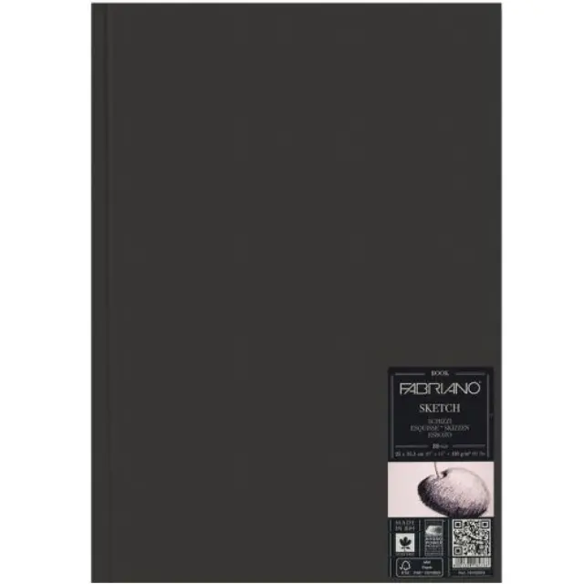 Μπλοκ Fabriano Sketchbook Portrait (Κολλητό) 110g/m² - 25x35cm - 80 Φύλλα