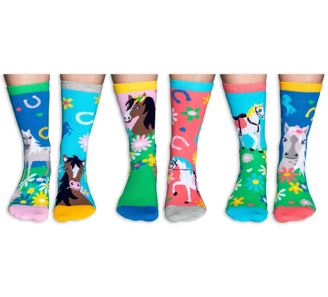 United OddSocks 6 Κάλτσες (30,5-38,5) / 6 Mischievous Oddsocks: Giddy Up 2
